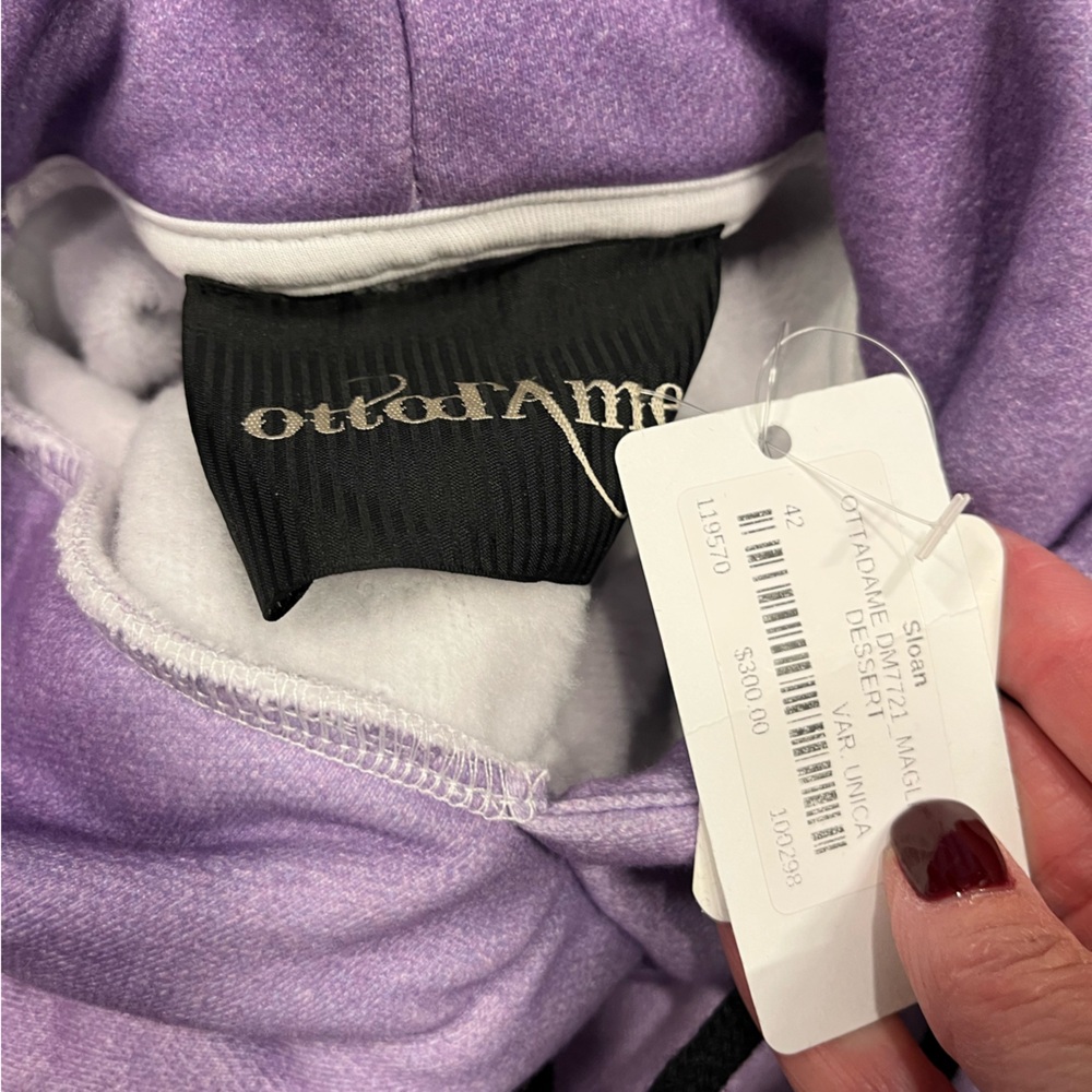 NWT Ottod’Ame Maglia Desert Sweatshirt Hoodie sz 6 - Picture 3 of 4